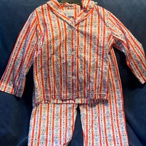 New Lanz of Salzburg girls pajamas and fleece robe